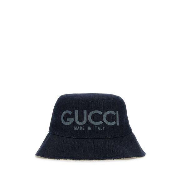 Gucci Unisex Denim Bucket Hat